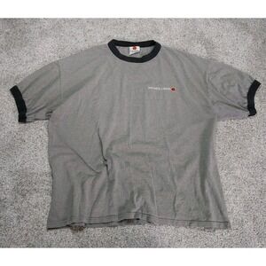 Vintage Bacardi Limon T-Shirt Gray Mens XLarge USA Made Rum Alcohol Party